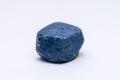 Blue sponge coral stone gem amazing textures different blue tones Royalty Free Stock Photo