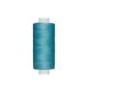 blue spool of sewing thread isolated on white background Royalty Free Stock Photo