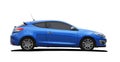 Blue sport coupe Royalty Free Stock Photo