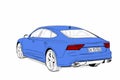 Blue Sportcar Sketch