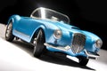 Blue sports car Royalty Free Stock Photo