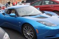 Blue sportscar