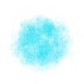 A blue spot, imitation of a transparent watercolor. Oval translucent paint spot Royalty Free Stock Photo