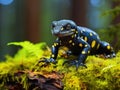 Blue spotted Salamander Made With Generative AI illustration