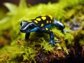 Blue spotted Salamander Made With Generative AI illustration