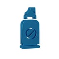 Blue Spray against insects icon isolated on transparent background.