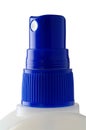 Blue spray nozzle isolated Royalty Free Stock Photo