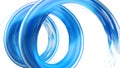 blue spyral brush stroke Royalty Free Stock Photo