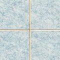Blue square ceramic tile seamless, can be used indoors and outdoors Royalty Free Stock Photo