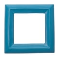 Blue Square Modern Vibrant Colored Empty Frame