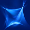 Blue square rays Royalty Free Stock Photo