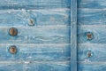 Blue stained wood Royalty Free Stock Photo