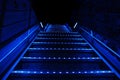 Blue stairs