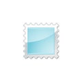 Blue stamp