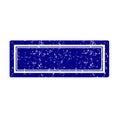 Blue stamp square