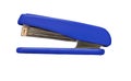 Blue stapler close-up on a white background Royalty Free Stock Photo