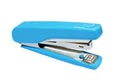 Blue stapler isolated on white Royalty Free Stock Photo
