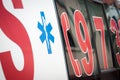 Blue star of life Royalty Free Stock Photo