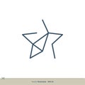 Blue Star Logo Template Illustration Design. Vector EPS 10