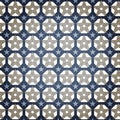 Blue Star Seamless Pattern Royalty Free Stock Photo