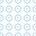 Blue star seamless pattern Royalty Free Stock Photo