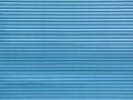 blue steel loading dock roll up door shipping receiving corrugated metal garage