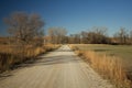 Blue Stem road in Chase County Kansas Royalty Free Stock Photo
