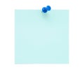 Blue sticky note