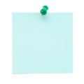 Blue sticky note Royalty Free Stock Photo