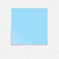 Blue sticky note