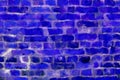 Blue stone abstract wall.