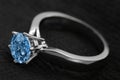 Blue stones ring