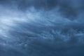 Blue storm clouds background Royalty Free Stock Photo