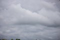 Blue stormy clouds, natural sky background photo texture Royalty Free Stock Photo