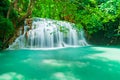 Blue stream waterfall Royalty Free Stock Photo