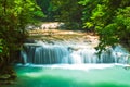 Blue stream waterfall Royalty Free Stock Photo