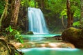 Blue stream waterfall Royalty Free Stock Photo