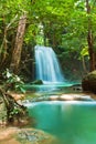 Blue stream waterfall Royalty Free Stock Photo