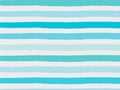 Blue stripe pattern on linen fabric Royalty Free Stock Photo