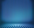 Blue Striped Background Show Room Royalty Free Stock Photo