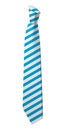 Blue striped tie icon, isometric style Royalty Free Stock Photo