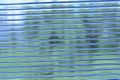 Blue striped transparent polycarbonate fabric on the construction