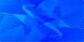 Blue Stylish Modern Background Design -  Vector Template Royalty Free Stock Photo