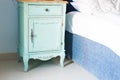 Blue stylish nightstand