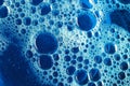 Blue suds Royalty Free Stock Photo
