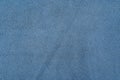 Blue suede. Texture of blue suede leather as a background Royalty Free Stock Photo