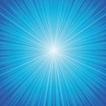 Blue Sunburst Pattern Background. Rays. Radial. Royalty Free Stock Photo
