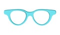 Blue Sunglasses Icon Vector Illustration Isolated Royalty Free Stock Photo
