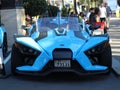 Blue Supercar Royalty Free Stock Photo