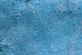 Blue surface of an old iron paint with three dimensional cubes of blue Royalty Free Stock Photo